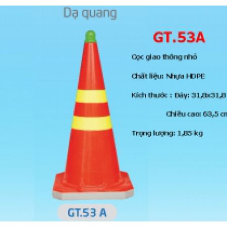 Cọc giao thông nhỏ dạ quang A.